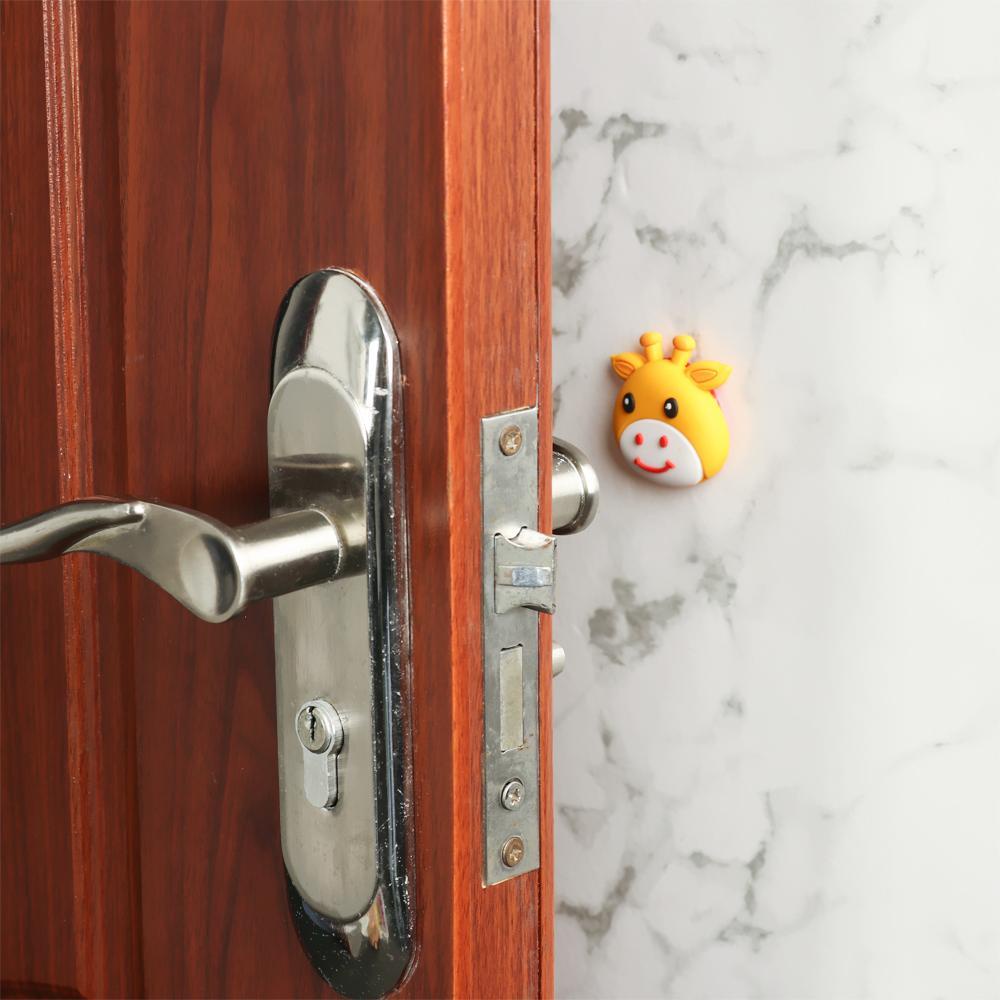 PISTA Đệm Cao Su Bọc Tay Cầm Chống Va Chạm Kiểu Hoạt Hình Xinh Xắn