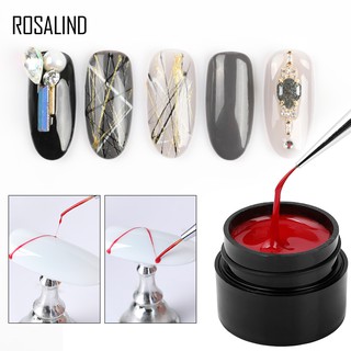 Gel Lụa Nhện 5ML ROSALIND Dùng Trang Trí Vẽ Móng Tay