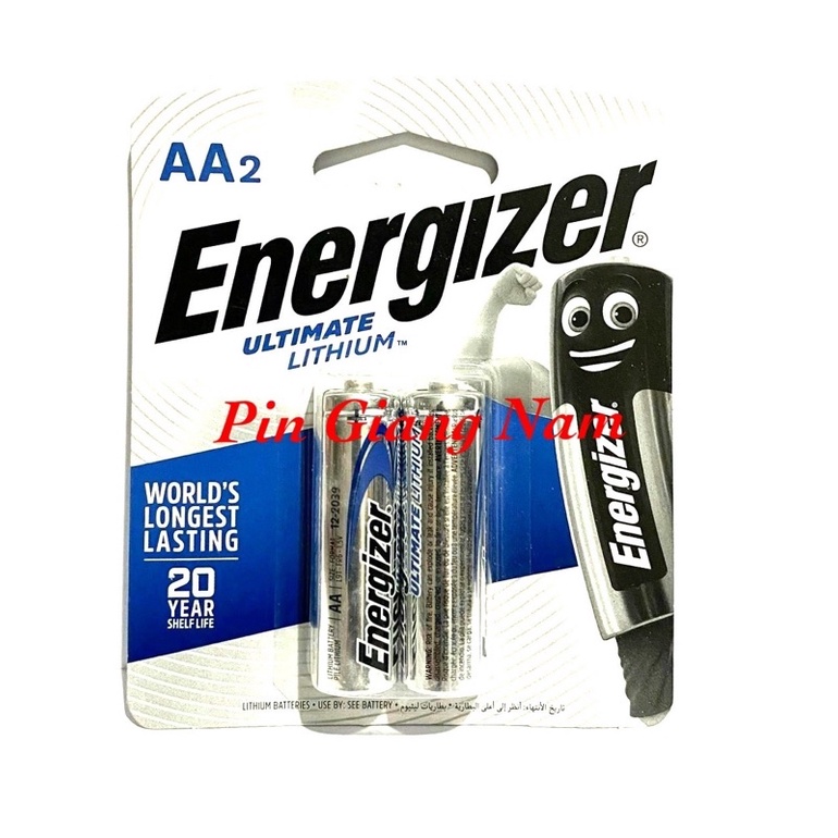 Pin AA Energizer Lithium L91 BP2