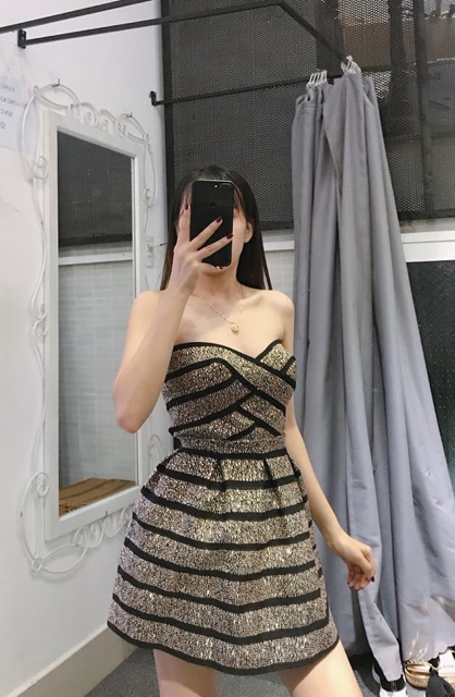 Đầm băng quấn xoè nhũ