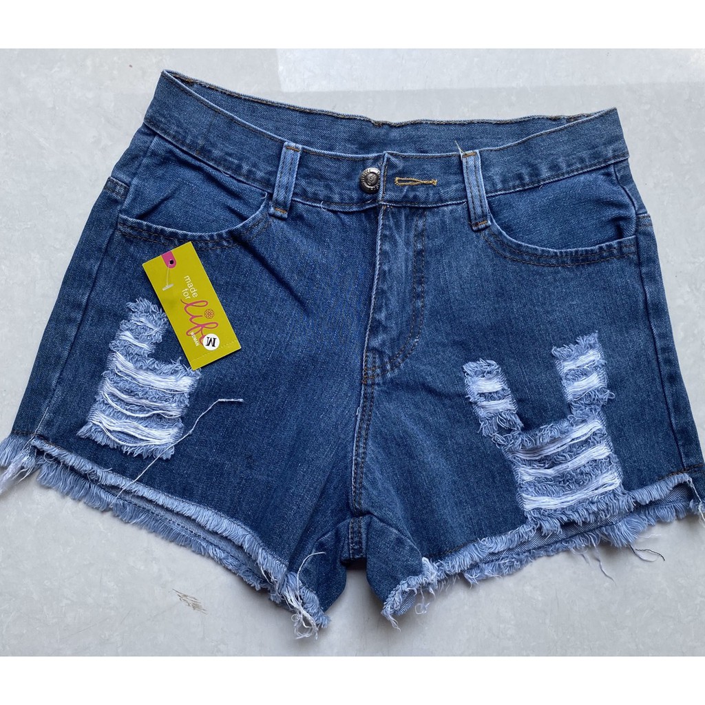XẢ HÀNG QUẦN SHORT JEAN NỮ LƯNG CAO HÌNH SHOP TỰ CHỤP