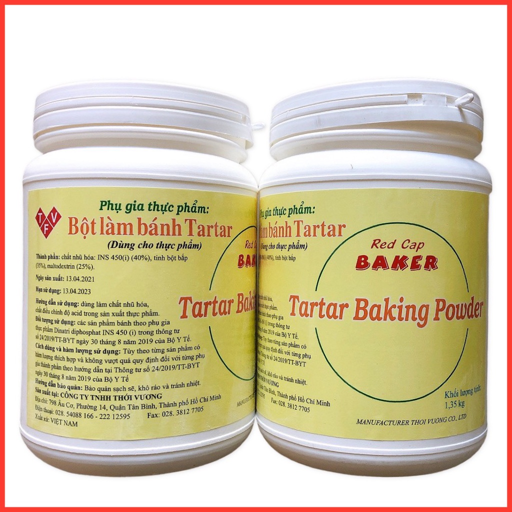 Bột bông lòng trắng trứng / Tartar Baking Powder