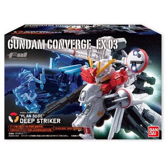 Mô Hình Gundam FW Converge EX03 Deep Striker Bandai Đồ Chơi Lắp Ráp Anime Nhật