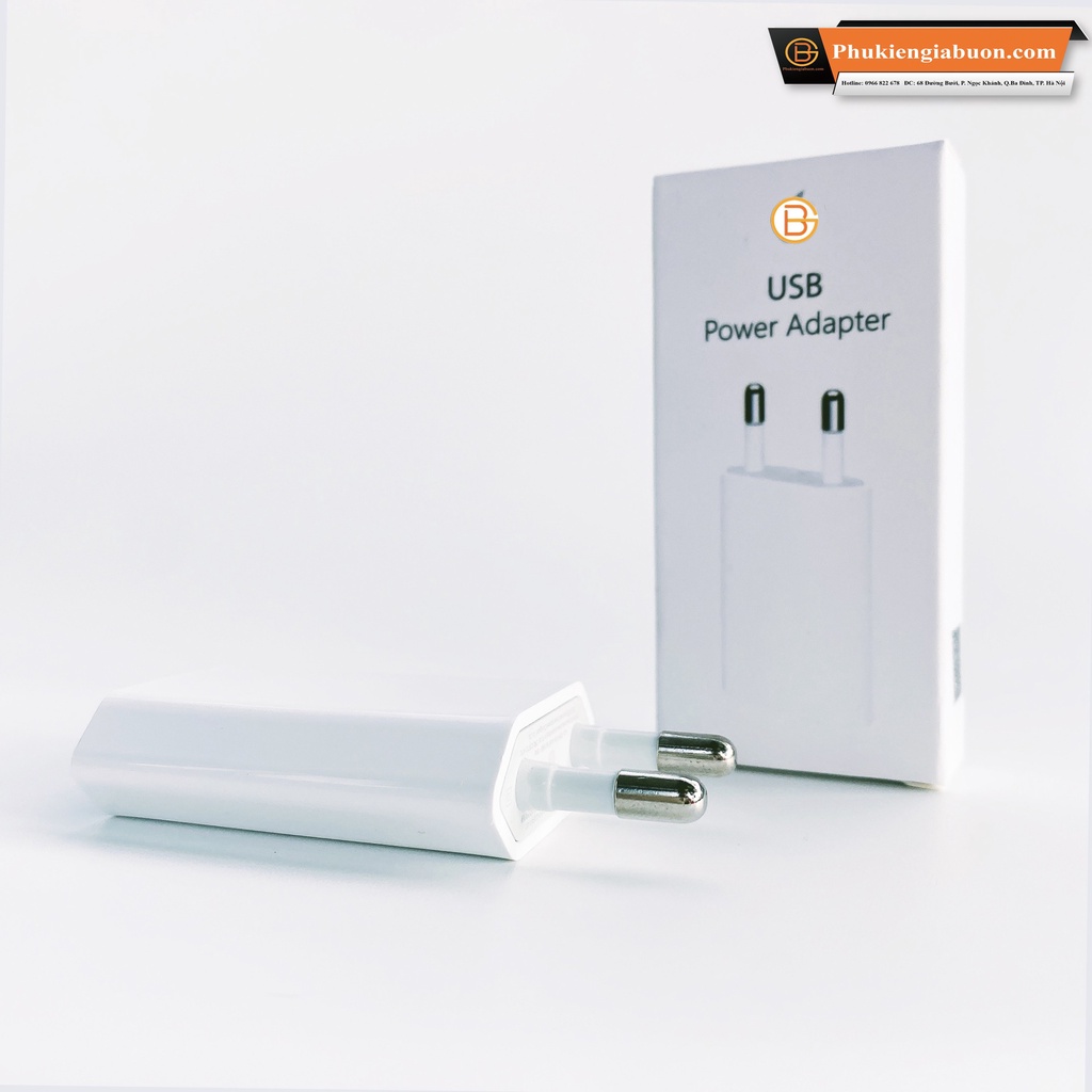 Củ sạc chuẩn dòng 5W cho lP củ dẹt  bảo hành 1 năm