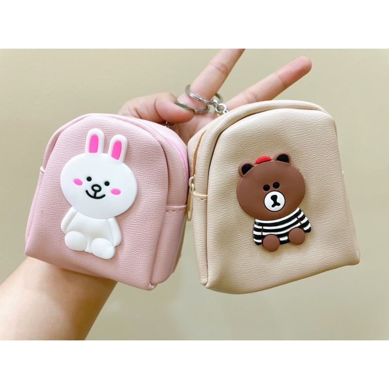 MÓC KHOÁ BALO THỎ CONY VÀ GẤU BROWN