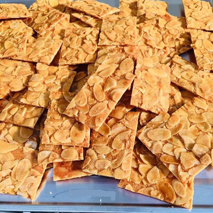 Bánh ngói hạnh nhân vị truyền thống giòn thơm ăn là ngiền (200gram)