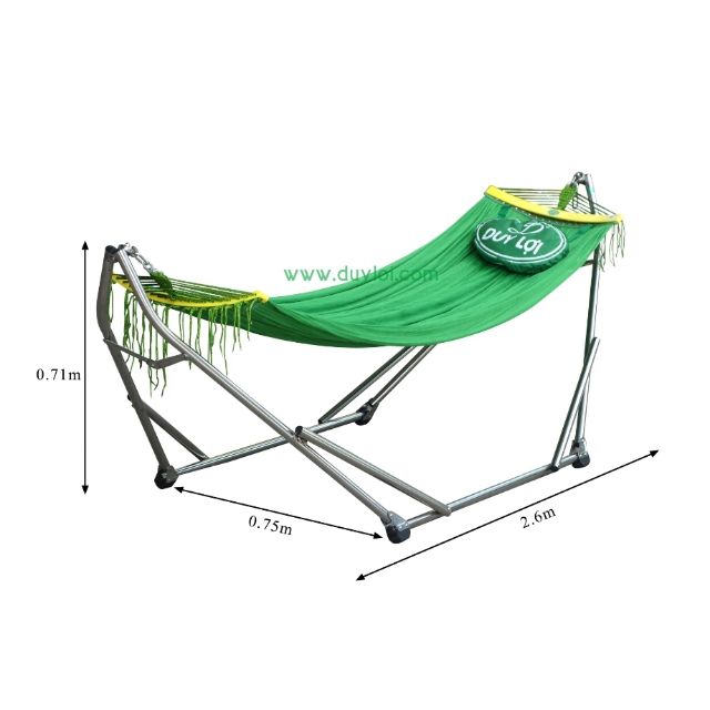 VÕNG XẾP DUY LỢI INOX CỠ LỚN - QUÀ TẶNG 20 MÓC ÁO | BigBuy360 - bigbuy360.vn