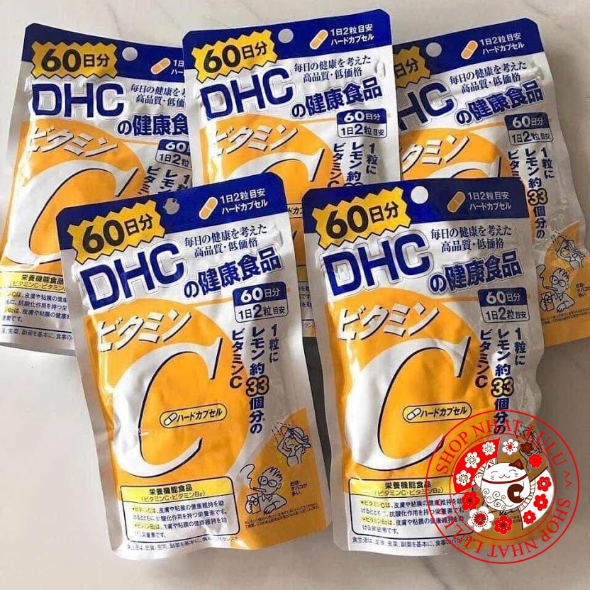 Viên uống DHC Bổ sung Vitamin C Nhật Bản 20 Ngày(40 viên) & 60 Ngày(120 viên) _shopnhatlulu _shopnhatlulu