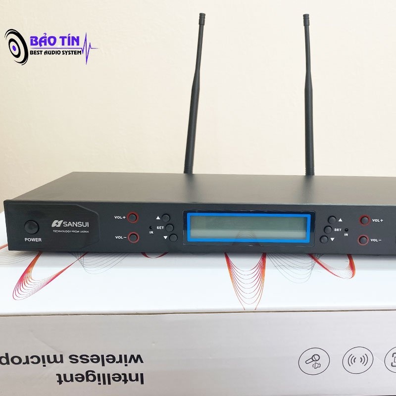 Mic không dây Sansui A3 tự động ngắt- Đẳng cấp thương hiệu Nhật Bản