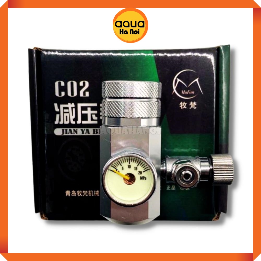 Van tinh chỉnh CO2 Mufan - Van cơ có đồng hồ báo áp suất cho hồ thủy sinh