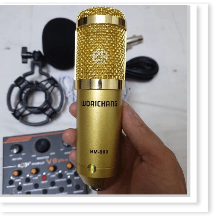 Micro karaoke thu âm BM900 hát cực hay giá tốt nhất