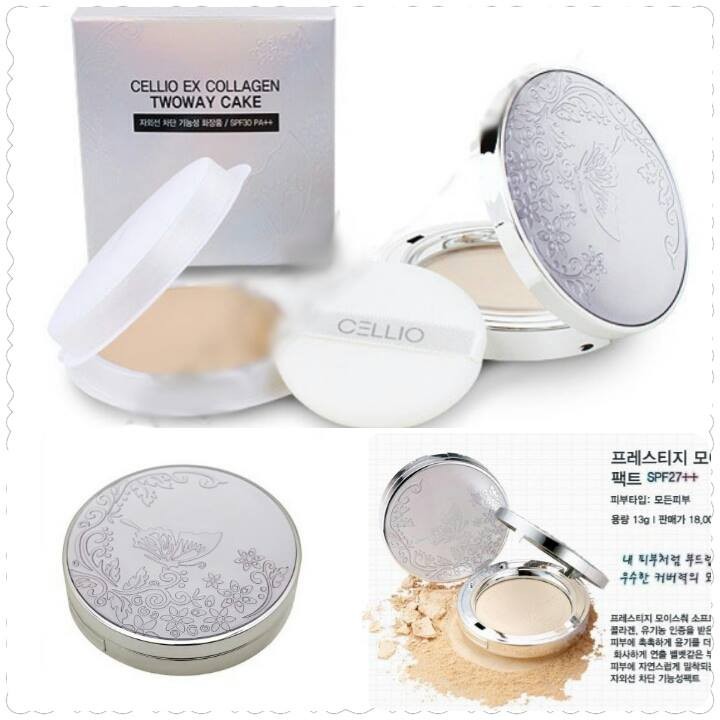 Phấn phủ 💋FREESHIP💋 Phấn phủ Cellio Ex Collagen twoway cake | BigBuy360 - bigbuy360.vn