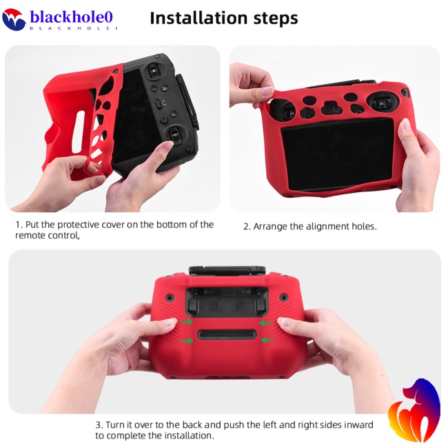 Vỏ Silicon Chống Bụi Chống Trượt Tương Thích Với Dji Mavic 3 Rc Pro Với Màn Hình Điều Khiển