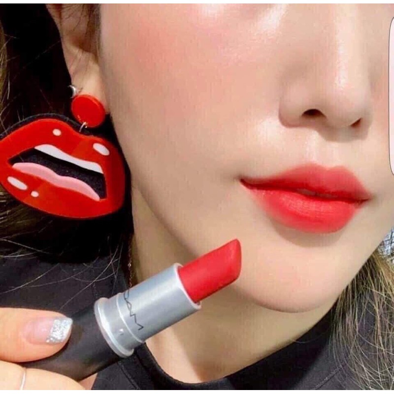 SON MAC LIPSTICK MINI MÀU LADY DANGER ĐỎ CAM