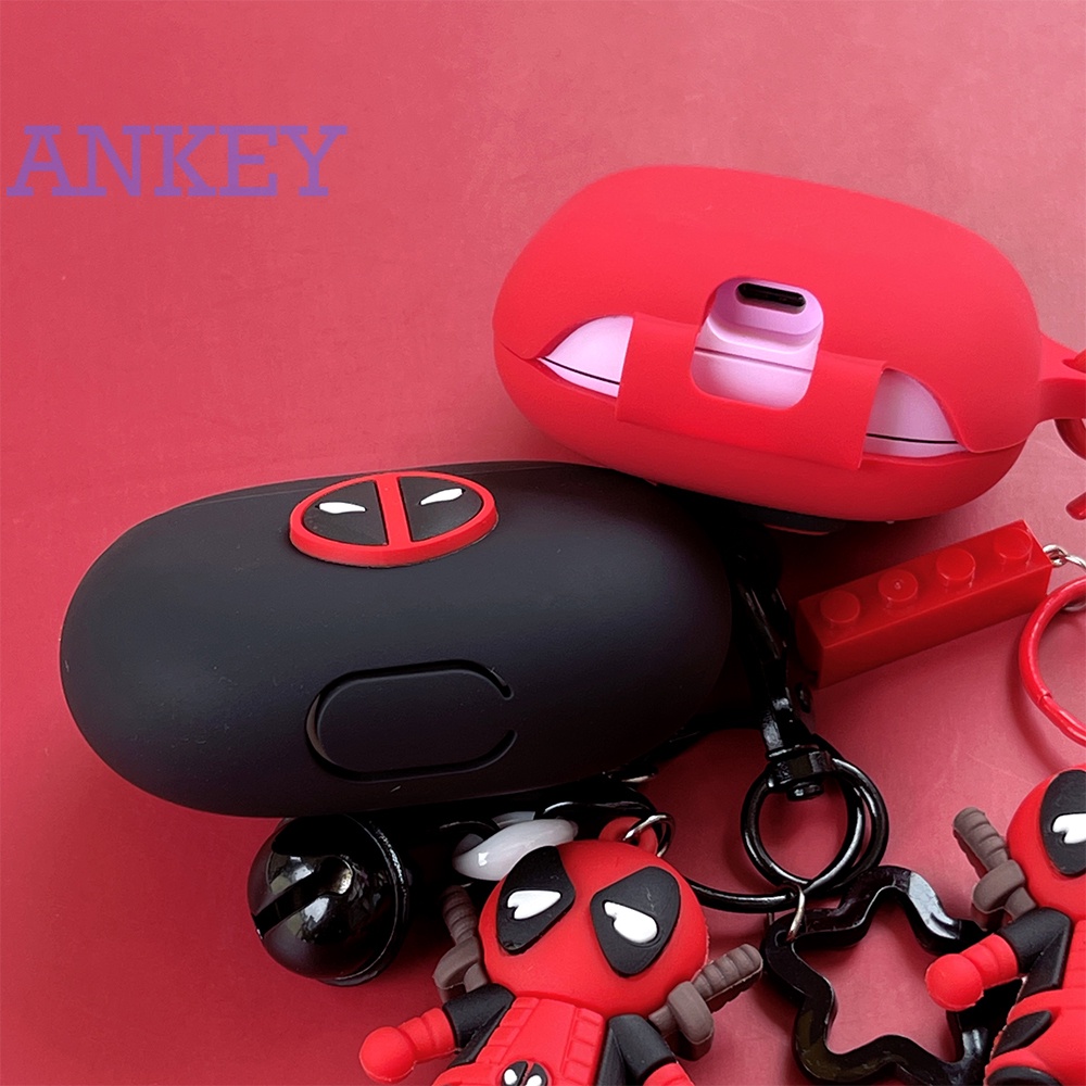 Cover for Beats Fit Pro / Beats Studio Buds Case Vỏ Bảo Vệ Hộp Sạc Tai Nghe Kèm Móc Khóa Họa Tiết Hoạt Hình TWS