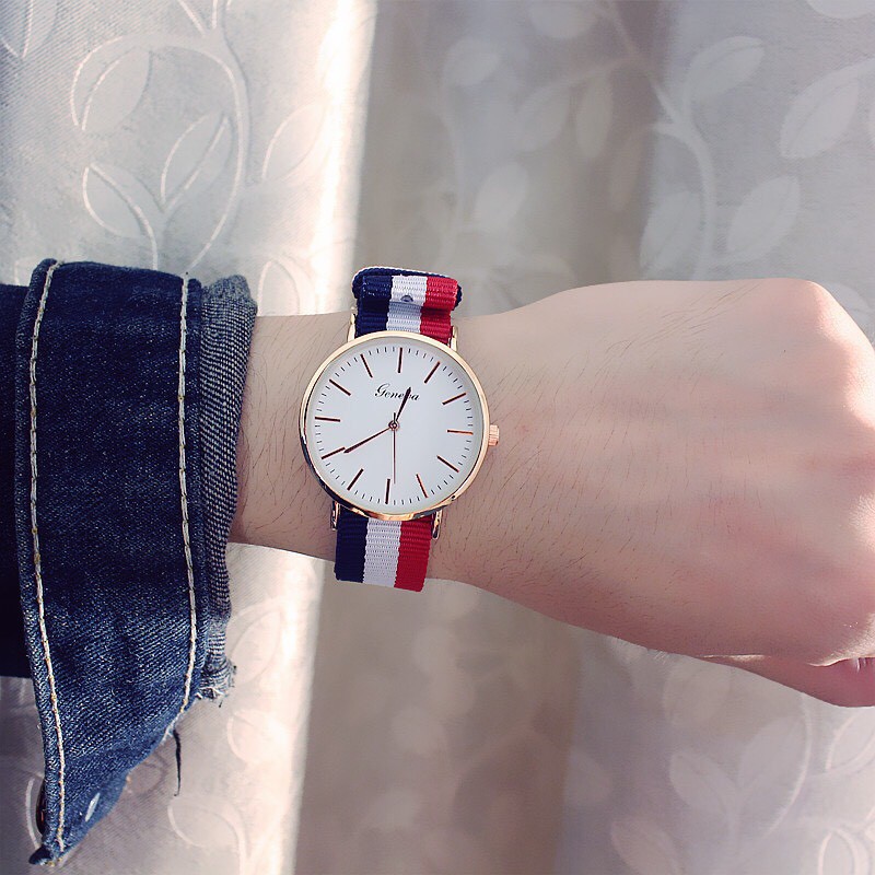 Đồng hồ đeo tay thời trang Geneva nam nữ cực đẹp DH65 giá siêu yêu siêu xinh