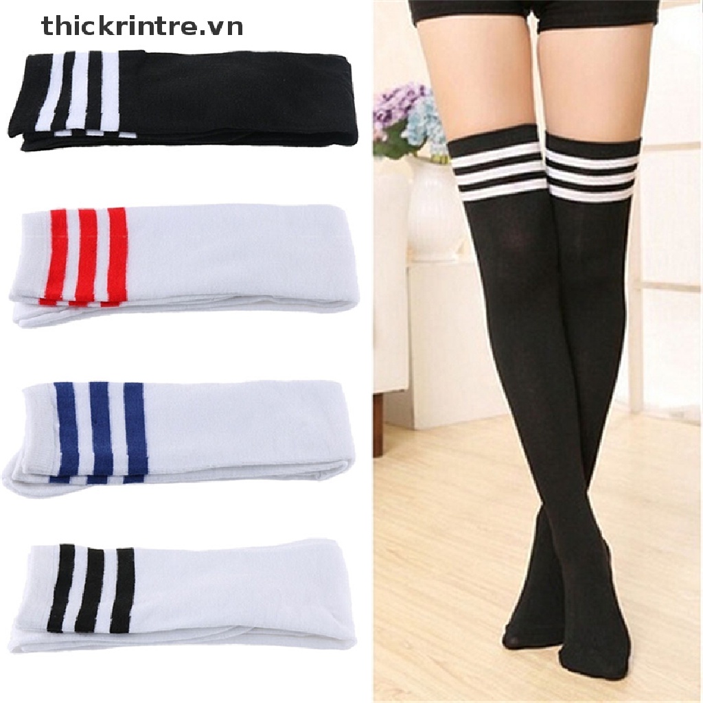 Vớ Cotton Cao Qua Gối Thời Trang Quyến Rũ Cho Nữ
