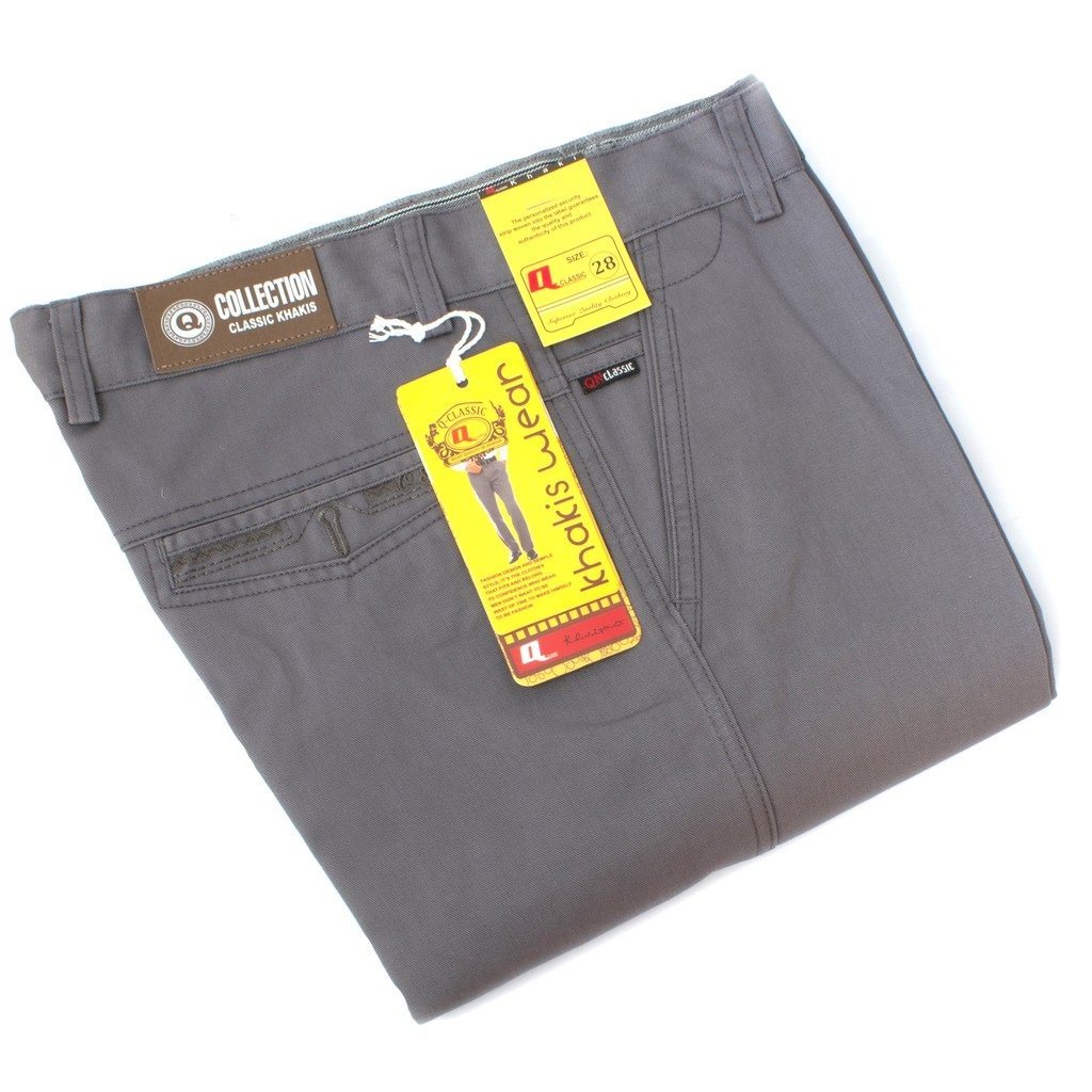 Quần kaki nam trung niên ống đứng chất kaki dày mềm không ra màu không xù lông form rộng thoải mái QKAKI21