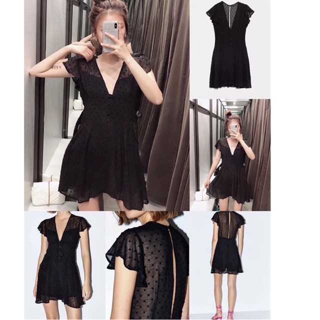 Váy đen xuất dư
