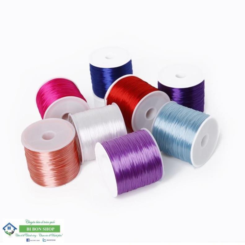 Chỉ Chun lụa co dãn Loại Đẹp - Dây Xâu Vòng tay, vòng gỗ, vòng đá - Hàng Loại 1