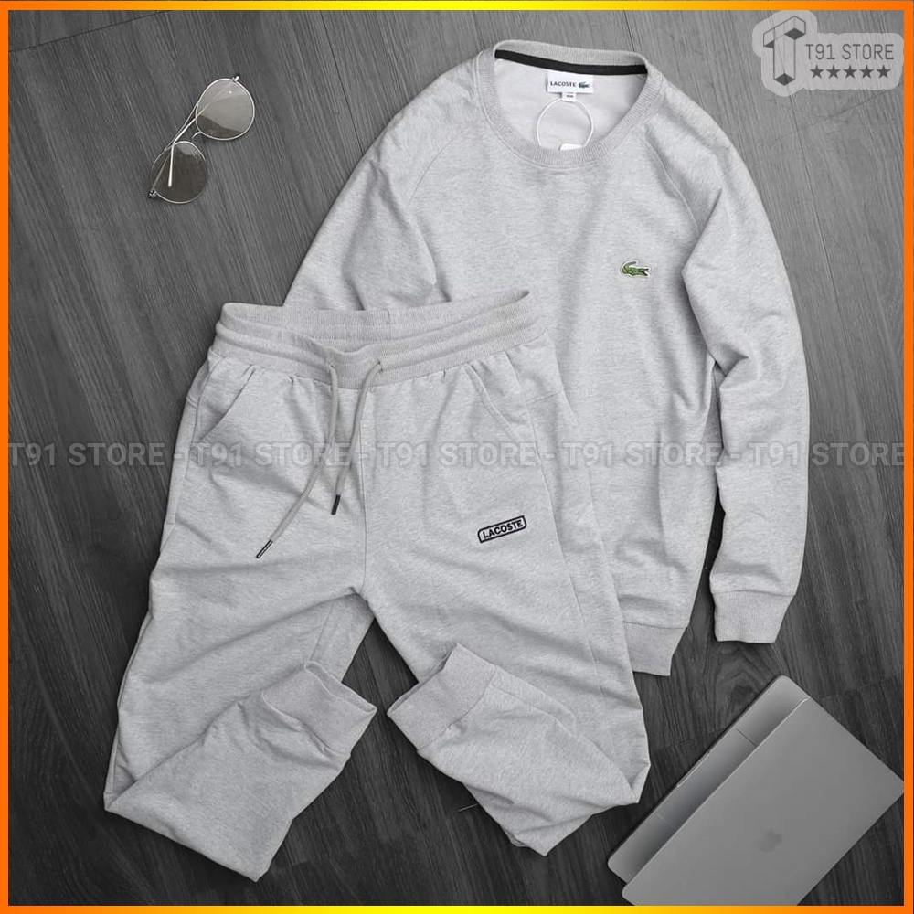 Bộ thể thao nam🔥FREESHIP🔥 Bộ quần áo thu đông dài tay, cổ tròn chất liệu cao cấp - Phom dáng chuẩn- Phù hợp mọi lứa tuổi