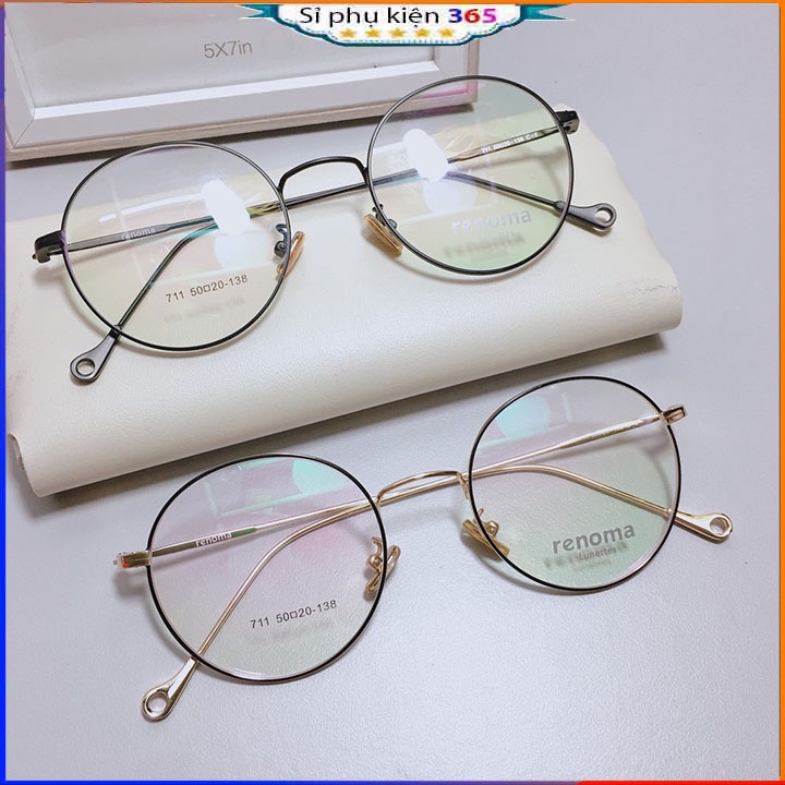 Gọng kính cận mắt tròn Hàn Quốc 711