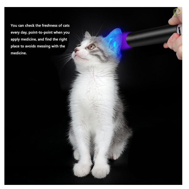 Đèn Led UV 5W-365nm đa dụng kiêm pin dự phòng (D02)