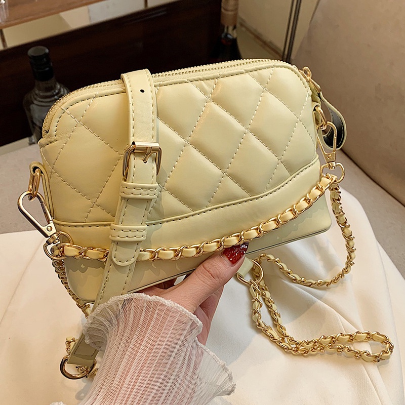 Túi Đeo Chéo Dây Xích Hình Thoi Phong Cách Đường Phố Cho Nữ