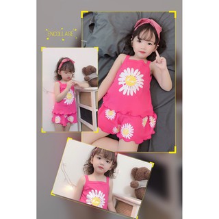 Bộ 2 dây hoa cúc cho bé gái