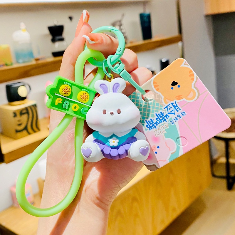 Móc Chìa Khóa Hình Động Vật Sáng Tạo Tinh Xảo