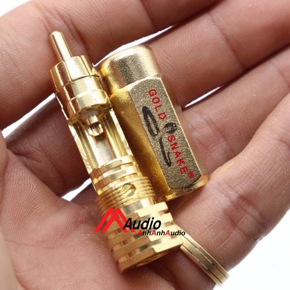 Jack AV đồng nguyên chất GoldSnake 2404 , Giá 01 cái