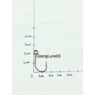 Lưỡi đơn gắn mồi lure Bkk