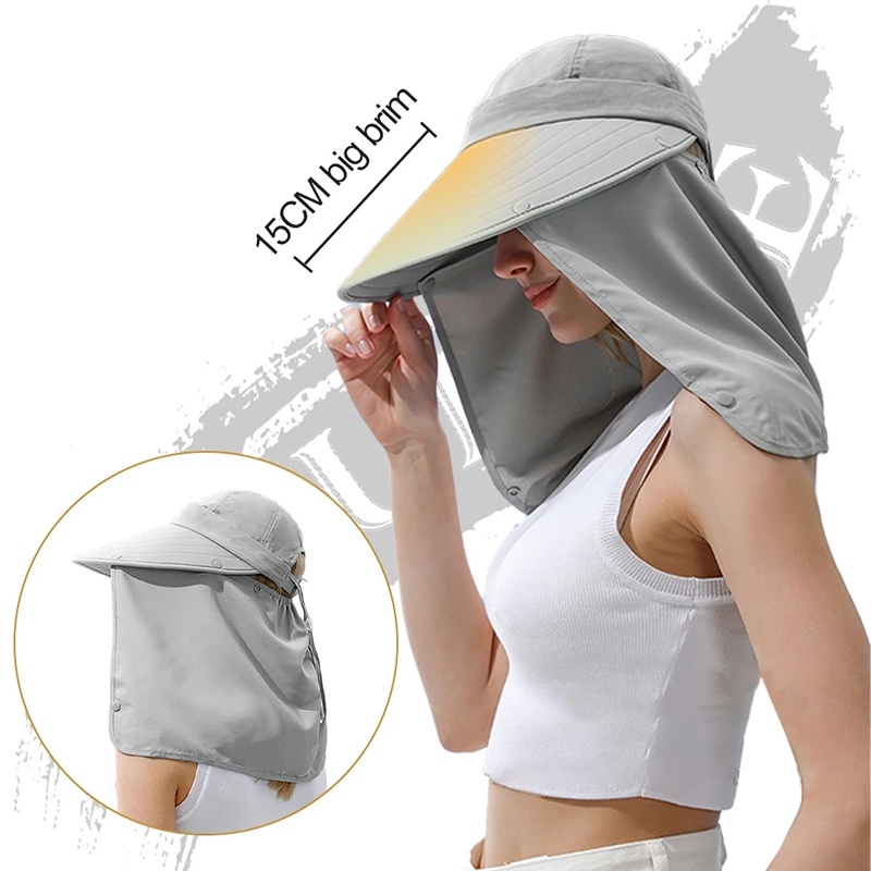 Mũ Vành Rộng Chống Tia UV Nhanh Khô Có Thể Điều Chỉnh Kích Thước Dành Cho Nữ