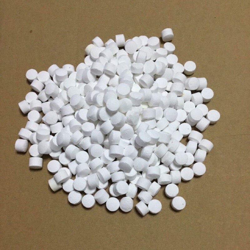 1 kg Oxy viên nén, dùng cho hồ cá koi, cá kiểng, cá nổi đầu do thiếu oxy