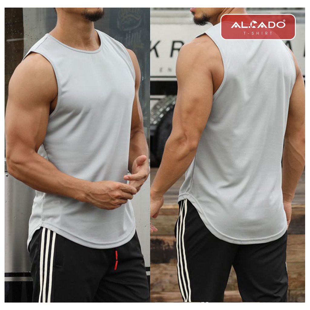 Áo ba lỗ Tank Top nam thiết kế sát nách để chơi thể thao, tập gym thun cotton 85% mịn mát