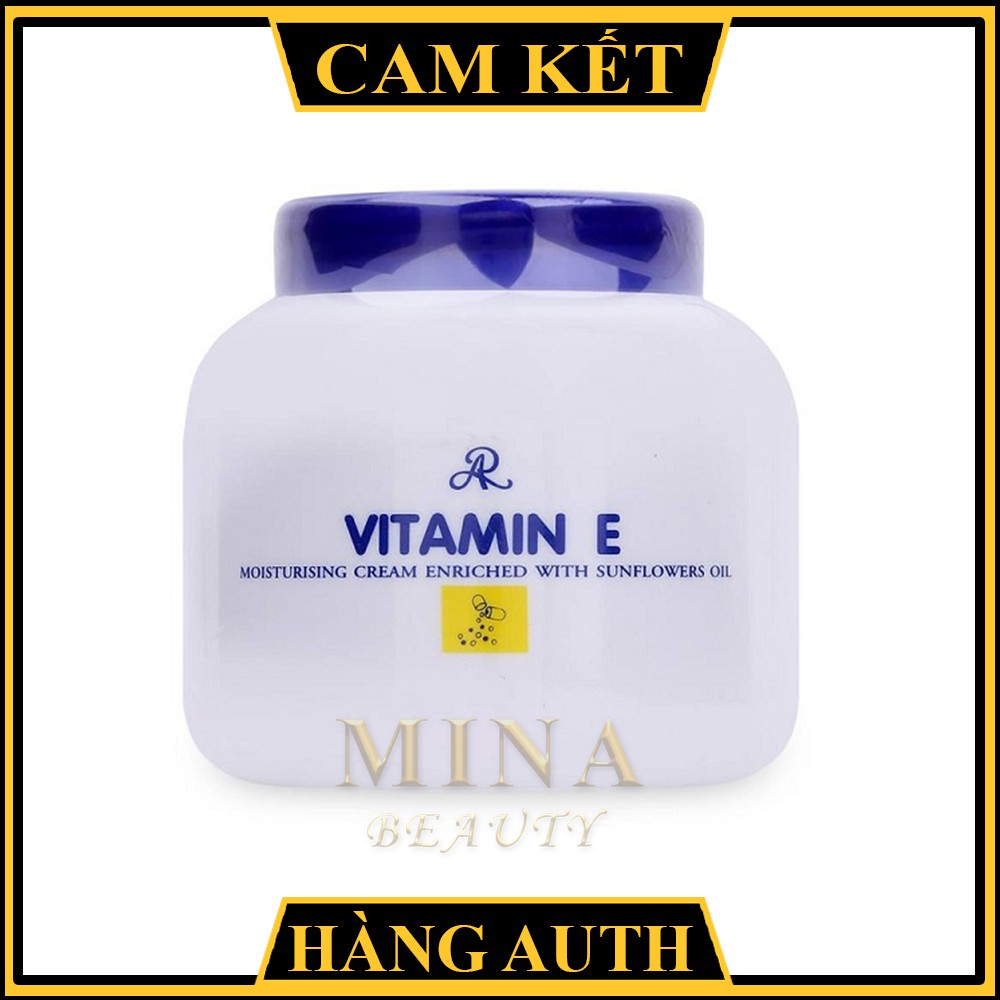 Kem Dưỡng Ẩm [Dùng Là Mê -Hàng Auth]  Kem Dưỡng Ẩm Aron VITAMIN E Thái Lan chống khô nẻ