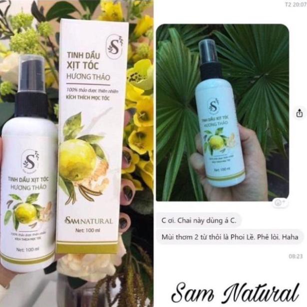 XỊT TÓC SINH KHƯƠNG SAM NATURAL - PHIÊN BẢN MỚI 100ML | BigBuy360 - bigbuy360.vn