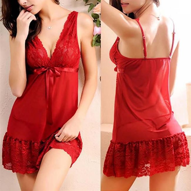 Váy ngủ sexy AMUSE V49 bigsize M-2XL🔥FREESHIP🔥 M-2XL hai dây vải vol thun rencao cấp đồ ngủ sexy siêu sale giá rẻ | BigBuy360 - bigbuy360.vn