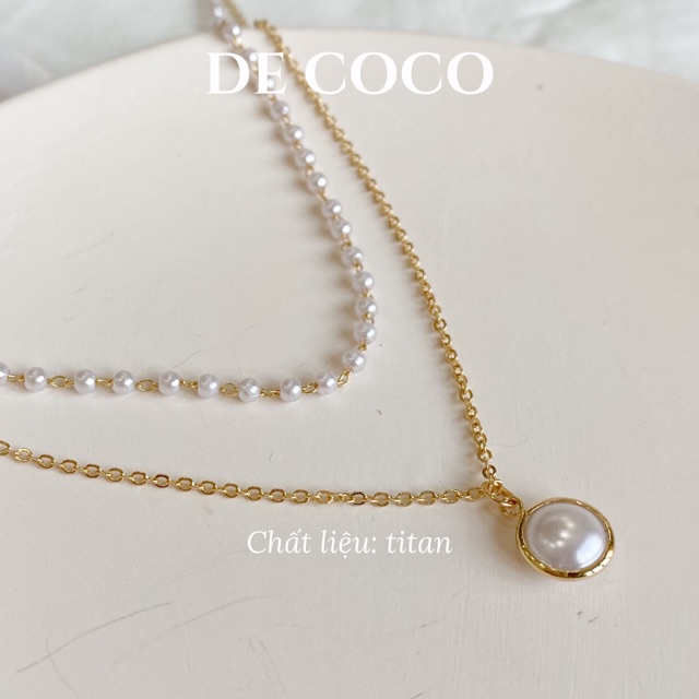 [Ảnh thật] Dây chuyền nữ, vòng cổ nữ De Coco