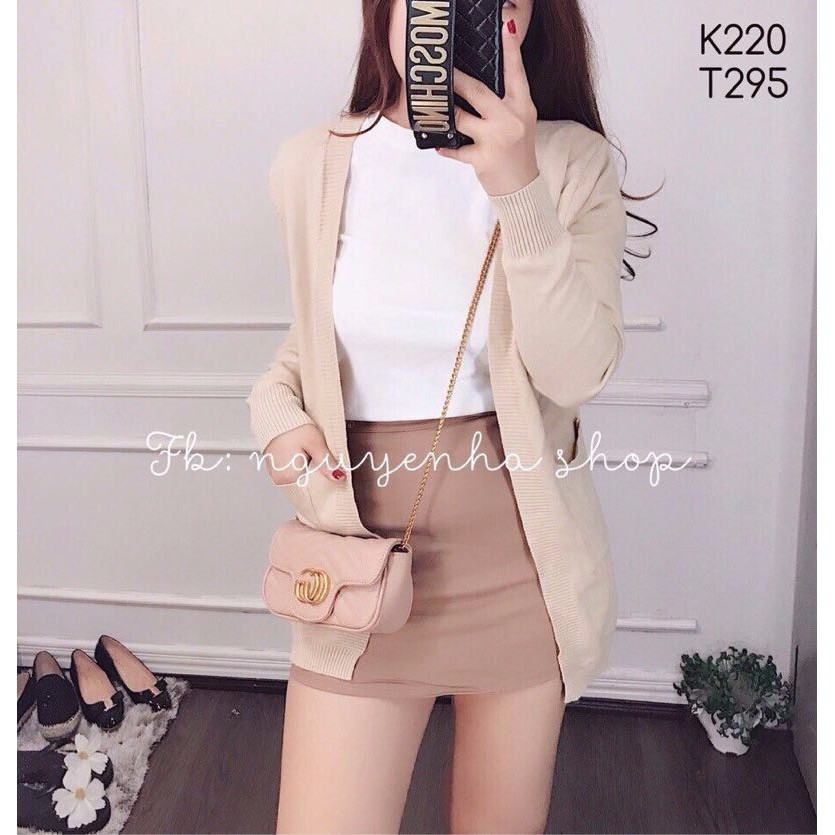 [CÓ SẴN] Áo khoác len Cardigan form dài hàng nhập QC !