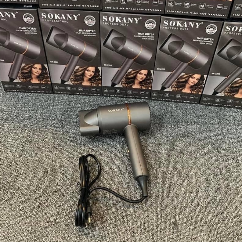 Máy sấy tóc SONAKY siêu khô công suất mạnh 1200W 2 chế độ