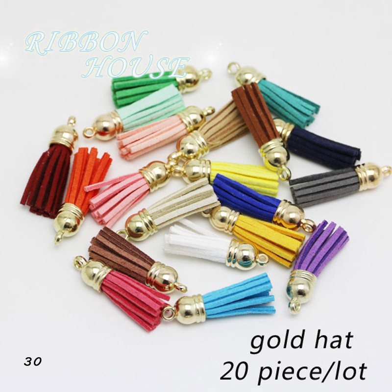 Set 20 Dây Da Tua Rua Dùng Để Làm Móc Khóa / Điện Thoại Đa Năng