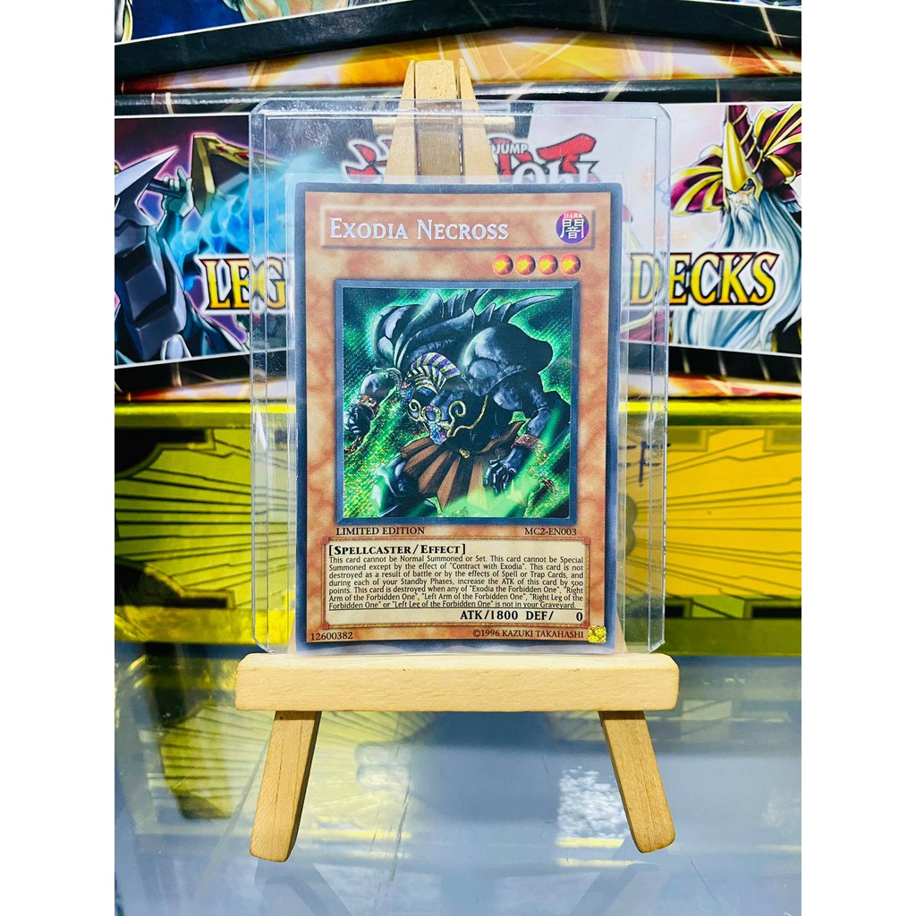 [ Dưa Hấu Yugioh ] Lá bài thẻ bài Exodia Necross - Secret Rare - Tặng bọc bài nhựa bảo quản