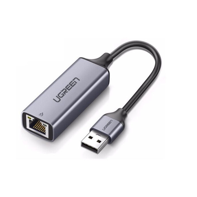 Cáp chuyển USB 3.0 to Lan Vỏ Nhôm hỗ trợ 10/100/1000Mbps chính hãng Ugreen 50922