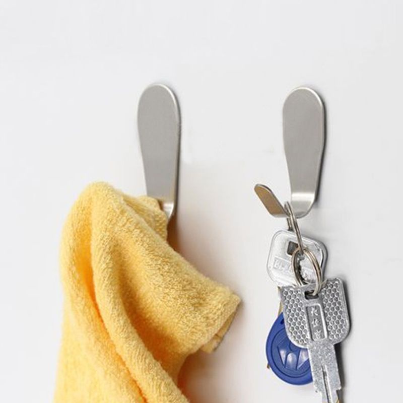 Móc Treo Khăn Bằng Thép Không Gỉ Siêu Dính Tường Cho Nhà Bếp