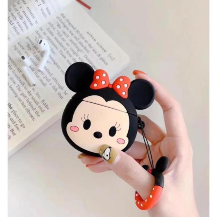 Case Airpods 3 Pro Inpods - Vỏ Bao Đựng Bảo Vệ Ốp Tai Nghe, Sillicone Dẻo Chống Bám Bẩn Hình Chuột Mickey -LuvCase