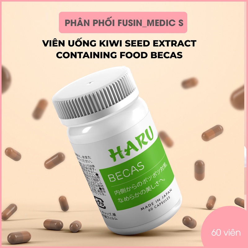 Viên uống giảm mụn, kiềm dầu Haru _ Medic S