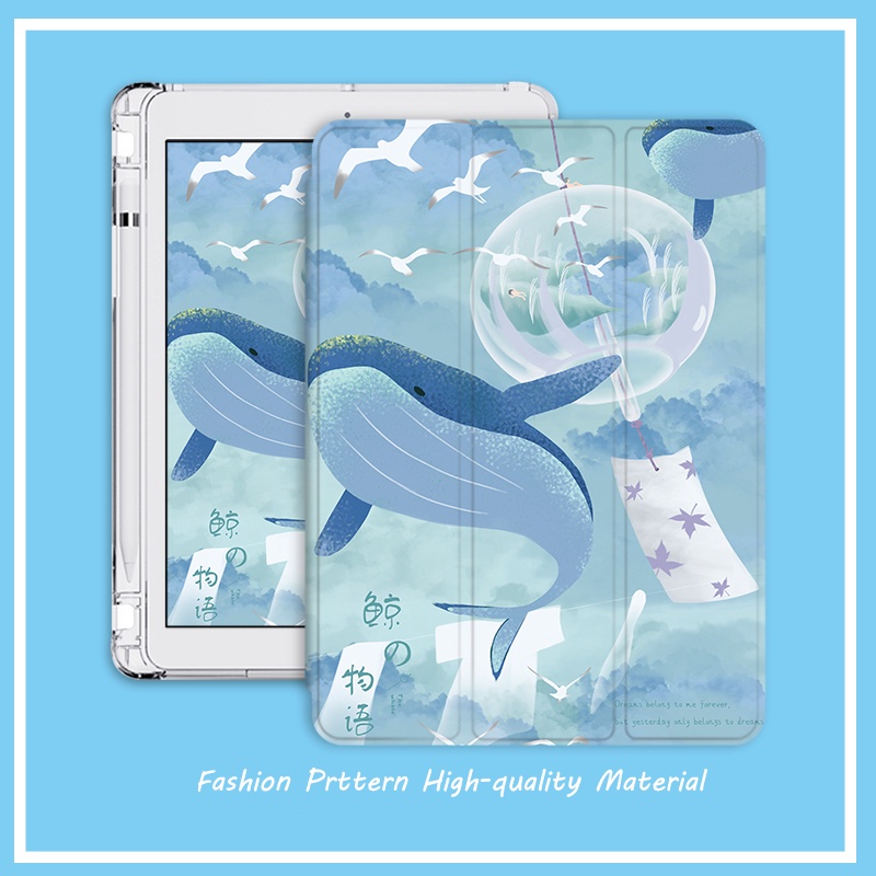 Bao da chống rơi có ngăn bút thích hợp cho Ipad Air4 10.9inch 8 7th 10.2inch Pro11 2021 Air3 2018 9.7-inch 10.5-inch