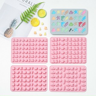 ( Tặng ống bơm ) Khuôn làm kẹo dẻo, khuôn thạch, khuôn làm kẹo chip chip cho bé
