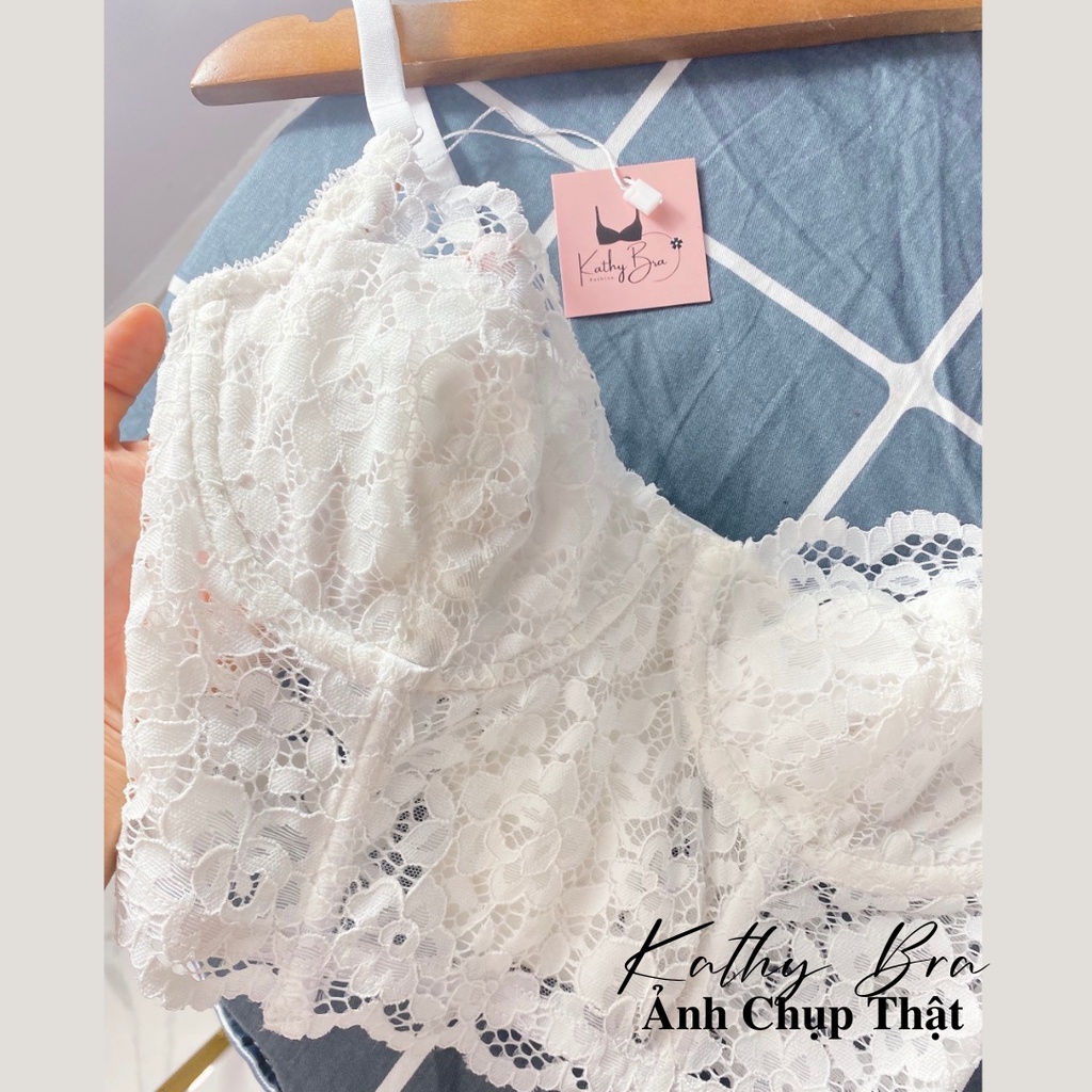H10 Áo Lót Bra Ren Bralette KATHY BRA Cao Cấp Kiểu Dáng Croptop Hai Dây Phối Blazer Dự Tiệc Dạo Phố Xinh